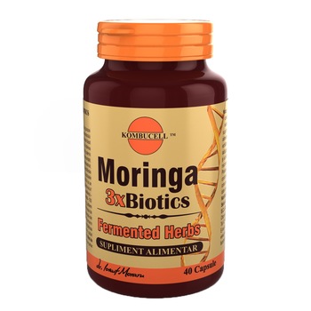 Supliment alimentar Moringa 3xBiotics, Pro Natura, 40 Capsule Supliment alimentar Moringa 3xBiotics, Pro Natura, 40 Capsule