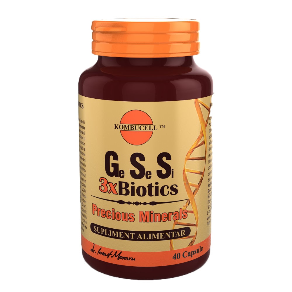 Supliment alimentar GSS 3xBiotics, Pro Natura, 40 Capsule