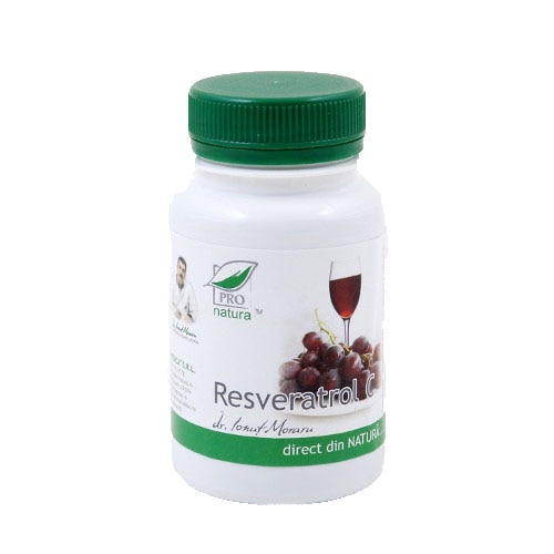 Supliment alimentar Resveratrol C, Pro Natura, 60 Capsule
