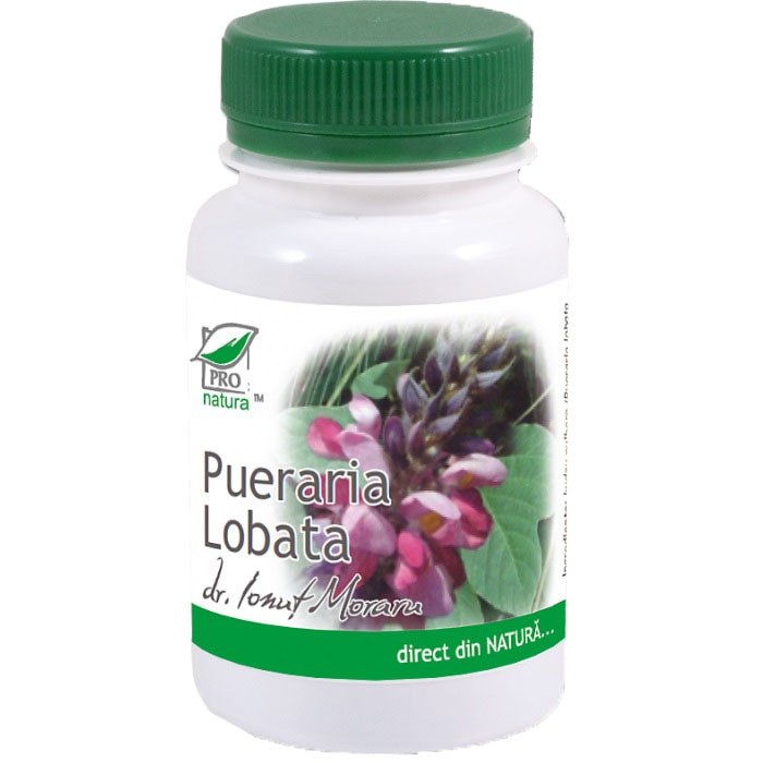 Supliment alimentar Pueraria Lobata, Pro Natura, 60 Capsule
