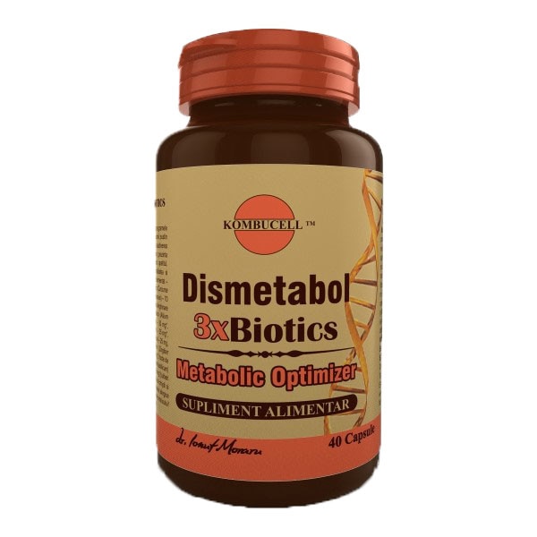 Supliment alimentar Dismetabol 3xBiotics, Pro Natura, 40 Capsule