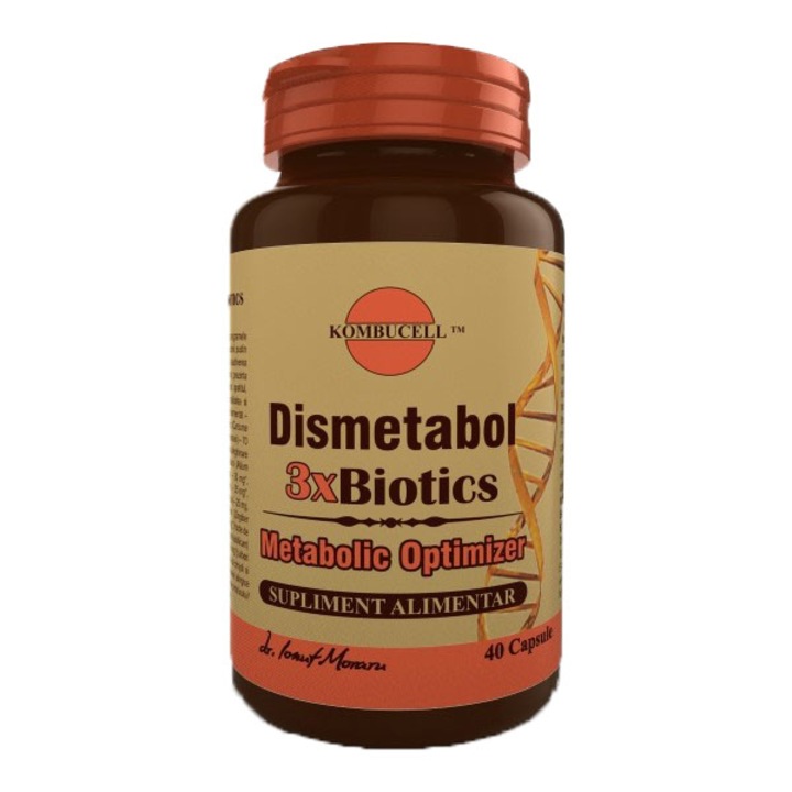 Supliment alimentar Dismetabol 3xBiotics, Pro Natura, 40 Capsule