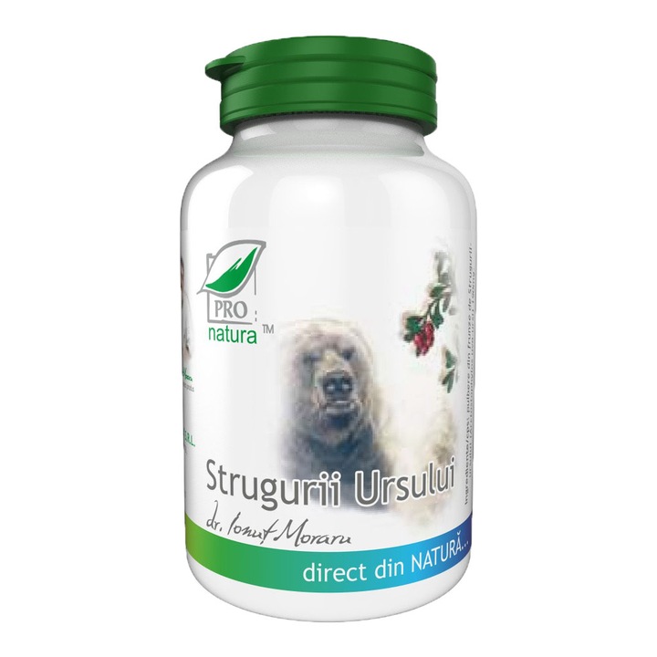 Supliment alimentar Strugurii Ursului, Pro Natura, 60 Capsule