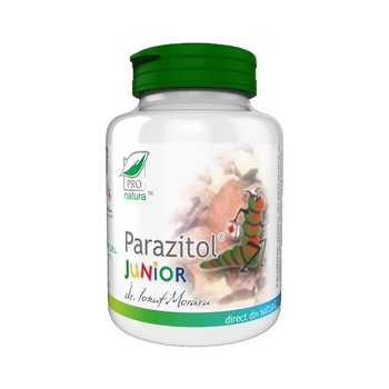 Supliment alimentar Parazitol Junior, Pro Natura, 250 Capsule Supliment alimentar Parazitol Junior, Pro Natura, 250 Capsule