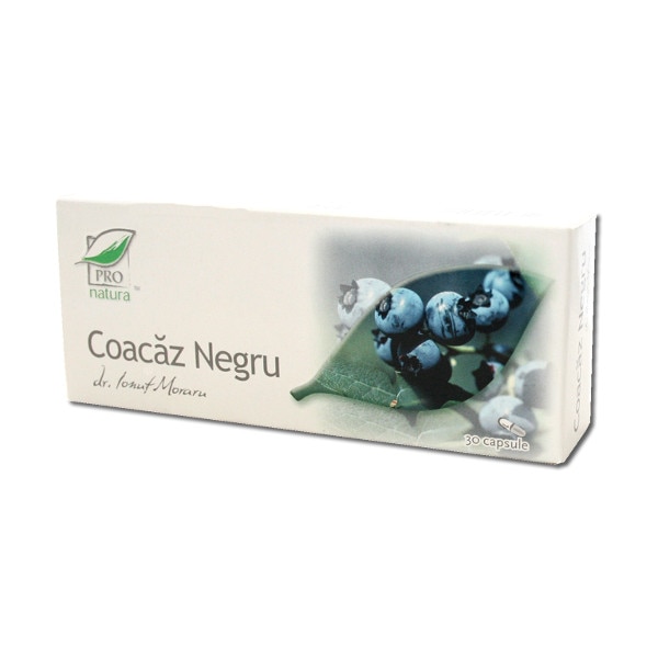 Supliment alimentar Coacaz Negru, Pro Natura, 30 Capsule