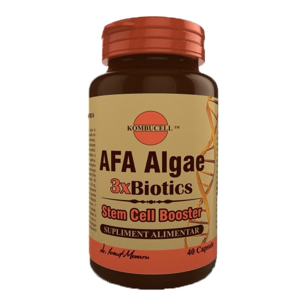 Supliment alimentar Afa Algae 3xBiotics, Pro Natura, 40 Capsule
