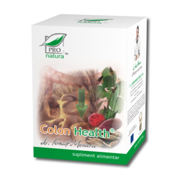 Supliment alimentar Colon Health, Pro Natura, 100 Capsule