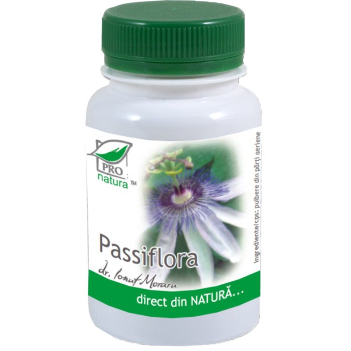 Supliment alimentar Passiflora, Pro Natura, 200 Capsule