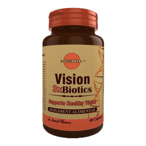 Supliment alimentar Vision 3xBiotics, Pro Natura, 40 Capsule