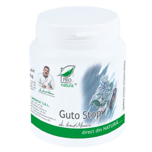 Supliment alimentar Gutostop, Pro Natura, 200 Capsule