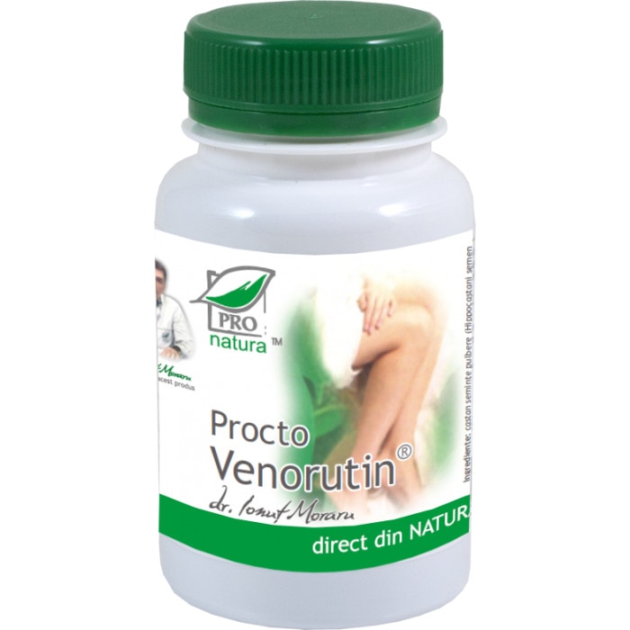 Supliment alimentar Procto Venorutin, Pro Natura, 200 Capsule