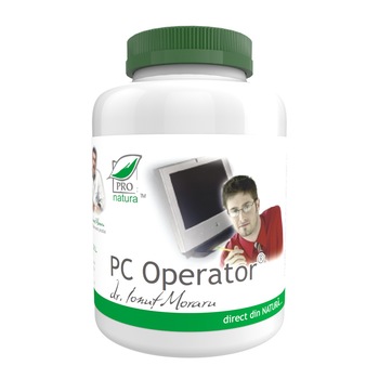 Supliment alimentar Pc Operator, Pro Natura, 150 Capsule Supliment alimentar Pc Operator, Pro Natura, 150 Capsule