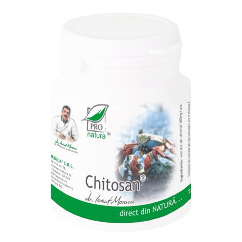 Supliment alimentar Chitosan, Pro Natura, 200 Capsule