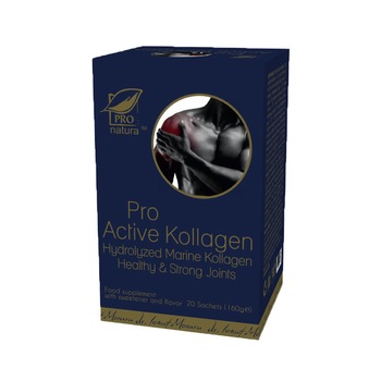 Supliment nutritiv Pro Active Kollagen, Pro Natura, 20 plicuri Supliment nutritiv Pro Active Kollagen, Pro Natura, 20 plicuri
