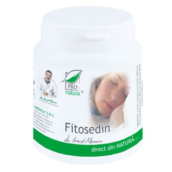 Supliment alimentar Fitosedin, Pro Natura, 200 Capsule Supliment alimentar Fitosedin, Pro Natura, 200 Capsule