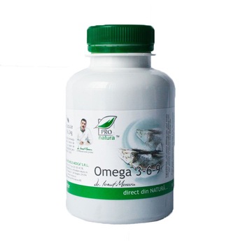 Supliment alimentar Omega 3-6-9, Pro Natura, 80 Capsule Supliment alimentar Omega 3-6-9, Pro Natura, 80 Capsule