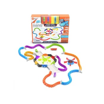 Set de joaca cu 8 segmente de traseu si 3 insecte Hexbug Playground Set de joaca cu 8 segmente de traseu si 3 insecte Hexbug Playground