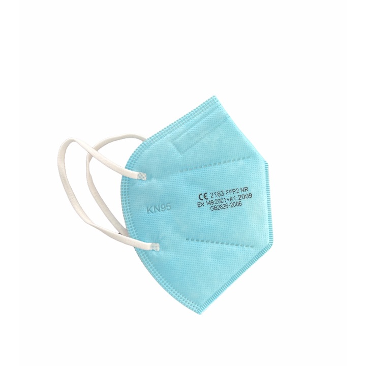 Set 10 Bucati Masca De Protectie KN95, Albastru