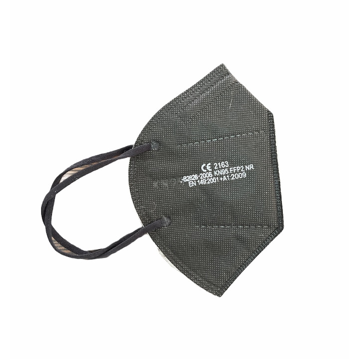 Set 10 Bucati Masca De Protectie KN95 FFP2 Negru, QGSM