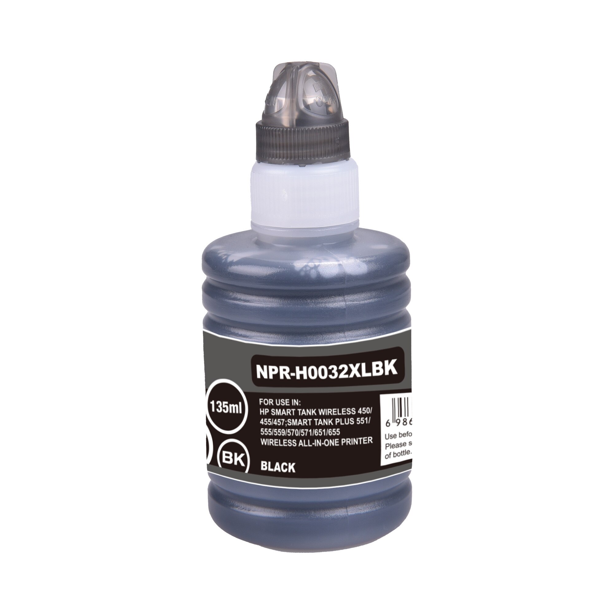 Flacon cerneala G&G compatibil cu HP INK TANK 415 AIO, GT51XL X4E40AE, 135 ml, black