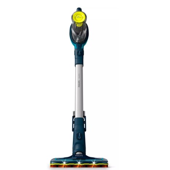 Aspirator 2 in 1 Verical SpeedPro Philips, Utilizare fara fir, Cap de aspirare 180°, 80 dB, Tip baterie Li-ion, Mod Turbo 20 min, Autonomie 40 min, 800 l/min, 0.4 l, Albastru Aqua Aspirator 2 in 1 Verical SpeedPro Philips, Utilizare fara fir, Cap de aspirare 180°, 80 dB, Tip baterie Li-ion, Mod Turbo 20 min, Autonomie 40 min, 800 l/min, 0.4 l, Albastru Aqua