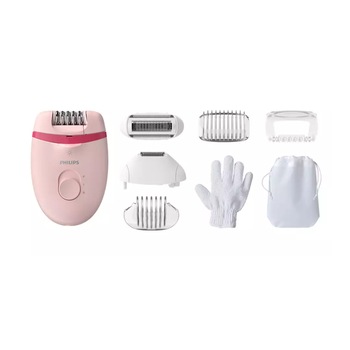 Epilator profesional Philips compact cu fir si Functie Opti-Light, 7 Accesorii incluse, Lumina Integrata, 2 Setari de Viteza, Maner Ergonomic, Cap Lavabil, Tensiune 15 V, Roz Epilator profesional Philips compact cu fir si Functie Opti-Light, 7 Accesorii incluse, Lumina Integrata, 2 Setari de Viteza, Maner Ergonomic, Cap Lavabil, Tensiune 15 V, Roz