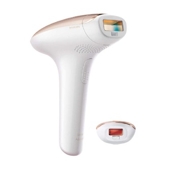 Epilator profesional Philips IPL Advanced, 250.000 de pulsatii, Tensiune 100 - 240 V, 24 V/1500 mA, Filtru UV Integrat, 5 Setari pentru energia luminii, Culoare Alb/Crem Epilator profesional Philips IPL Advanced, 250.000 de pulsatii, Tensiune 100 - 240 V, 24 V/1500 mA, Filtru UV Integrat, 5 Setari pentru energia luminii, Culoare Alb/Crem