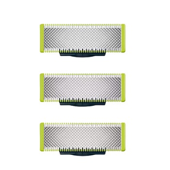 Set de 3 Lame Philips cu Sistem Dublu de Protectie, Tehnologie urmarire contur, Design Compact, Culoare Verde/Argintiu Set de 3 Lame Philips cu Sistem Dublu de Protectie, Tehnologie urmarire contur, Design Compact, Culoare Verde/Argintiu