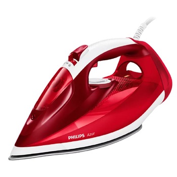Fier Philips calcat cu abur cu Jet de abur de 220 g, Abur continuu de 50 g/min, Alimentare 2500 W, Gata de utilizare 2min, Rezistenta la zgarieturi, Indicator Luminos, Oprire Automata, Rosu/Alb Fier Philips calcat cu abur cu Jet de abur de 220 g, Abur continuu de 50 g/min, Alimentare 2500 W, Gata de utilizare 2min, Rezistenta la zgarieturi, Indicator Luminos, Oprire Automata, Rosu/Alb