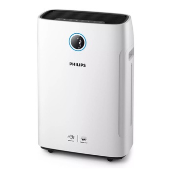 Umidificator Philips, Acopera 60 m2/645 ft2, Purificare, Afisaj Umiditate Aer, Mod Nocturn, Mod Automat, Silentios, 4 Setari de Turatie, Cronometru, Motor CC, Alb Umidificator Philips, Acopera 60 m2/645 ft2, Purificare, Afisaj Umiditate Aer, Mod Nocturn, Mod Automat, Silentios, 4 Setari de Turatie, Cronometru, Motor CC, Alb
