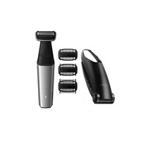 aparat electrica philips pentru tuns corporal rezistent la apa 3 piepteni atasabili inclusi 357 mm accesoriu pentru spate inclus latime cutit 32 mm functionare 60 min utilizare fara fir culoare negrugri imagen 4_0_
0