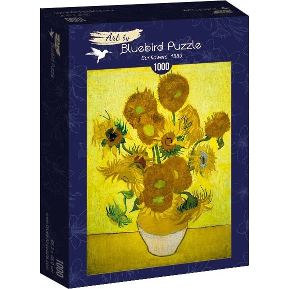 Puzzle Bluebird - Vincent Van Gogh, Sunflowers 1889, 1000 piese
