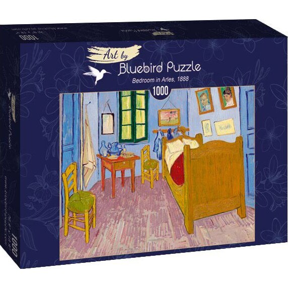 Puzzle Bluebird - Vincent Van Gogh, Bedroom in Arles 1888, 1000 piese