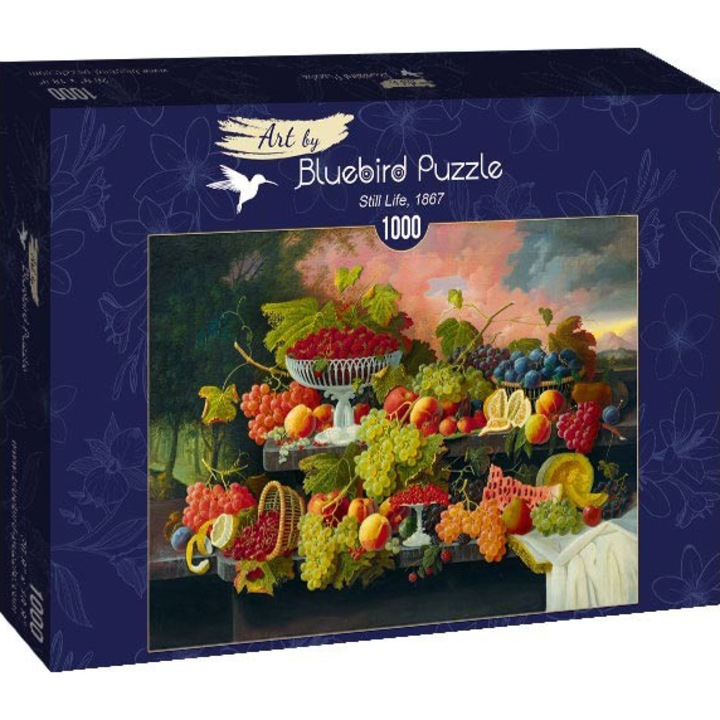 Bluebird puzzle, 1000 db-os - Severin Roesen, Csendélet 1867