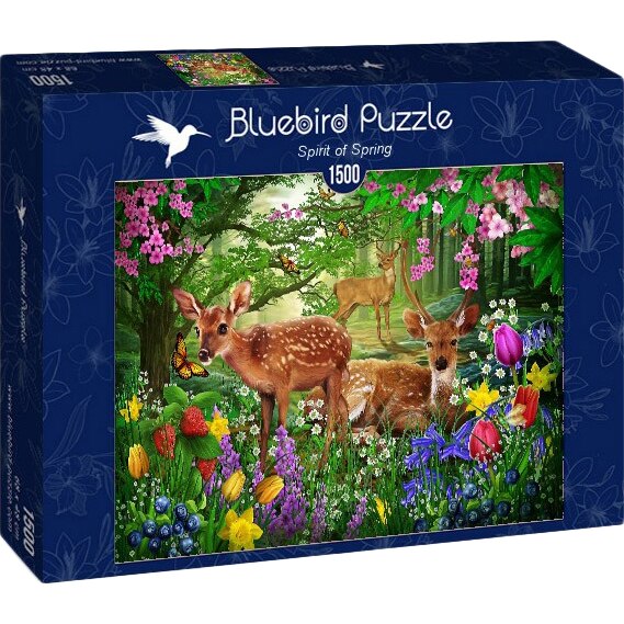 Puzzle Bluebird - Marchetti Ciro, Spirit of spring, 1500 piese