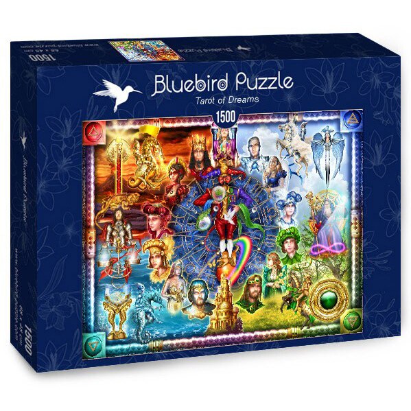 Puzzle Bluebird - Marchetti Ciro, Tarot of dreams, 1500 piese