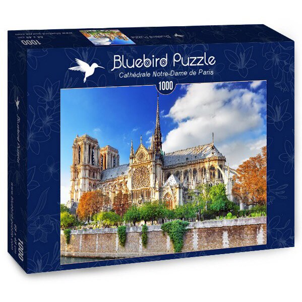 Puzzle Bluebird Puzzle - Cathedrale Notre-Dame de Paris, 1000 piese