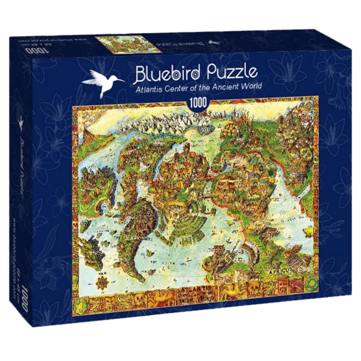 Bluebird Puzzle - Atlantisz, az Ősi Világ, 1000 db