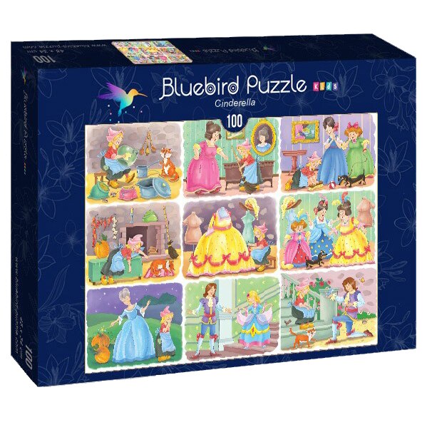 Puzzle Bluebird - Cinderella, 100 piese