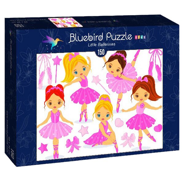 Puzzle Bluebird - Little ballerinas, 150 piese