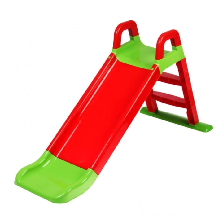 Детска пързалка Doloni 140 см, Червен/Зелен