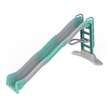 Tobogan copii Doloni 400 cm, gri/turcoaz Tobogan copii Doloni 400 cm, gri/turcoaz