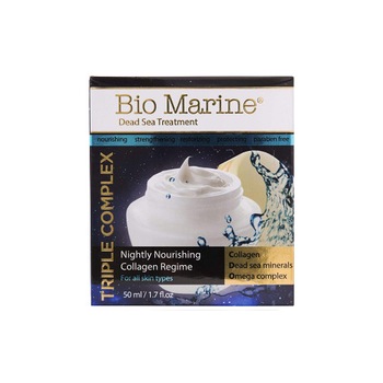 Crema de Noapte Hidratanta cu Colagen, pentru toate tipurile de ten, Bio Marine, 50ml Crema de Noapte Hidratanta cu Colagen, pentru toate tipurile de ten, Bio Marine, 50ml