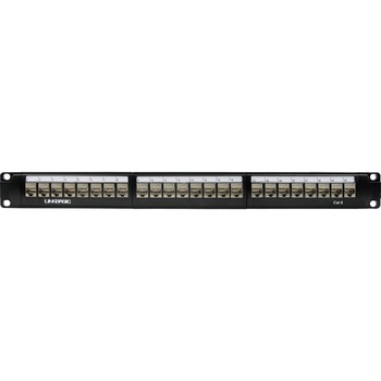 Patch Panel LinkBasic, Cat6, UTP 24 port Rj 45, 48 cm, Gigabit Patch Panel LinkBasic, Cat6, UTP 24 port Rj 45, 48 cm, Gigabit