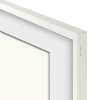Rama Alb stil modern pentru TV Samsung The Frame 50LS03A model 2021 Rama Alb stil modern pentru TV Samsung The Frame 50LS03A model 2021