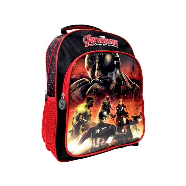 Ghiozdan gradinita, Daco, Avengers, baieti, 4 compartimente