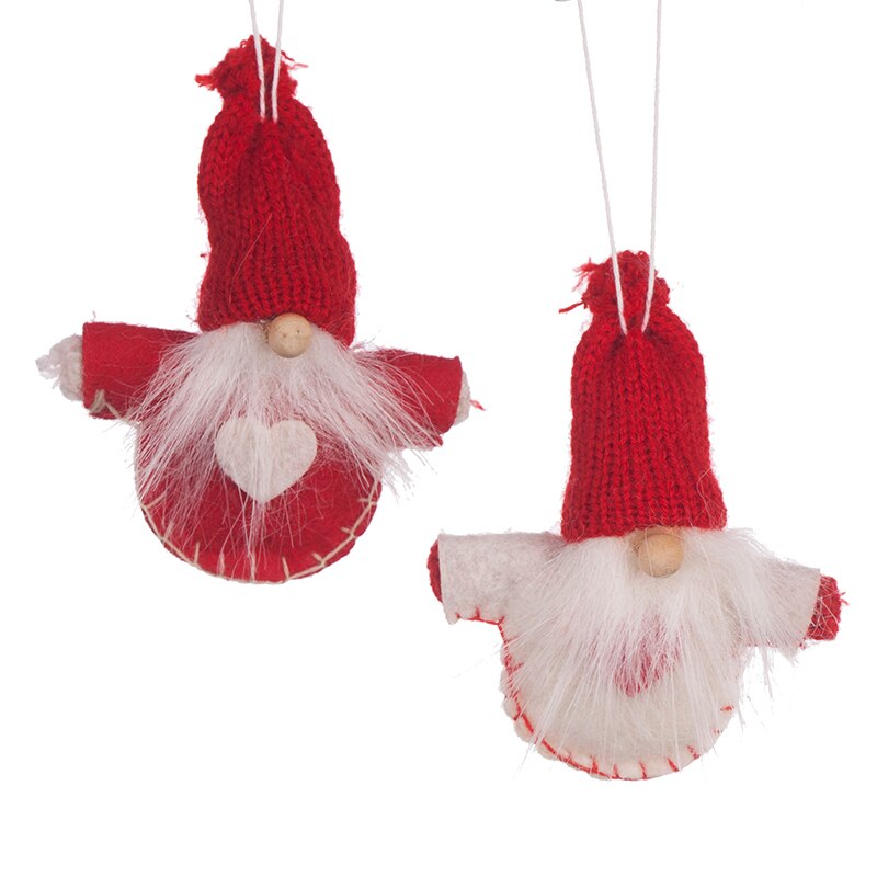 Set ornamente brad, mosulet, Textil, 8.5 cm