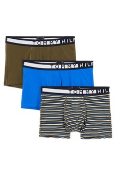 Set 3 perechi boxeri, Tommy Hilfiger, Multicolor Set 3 perechi boxeri, Tommy Hilfiger, Multicolor
