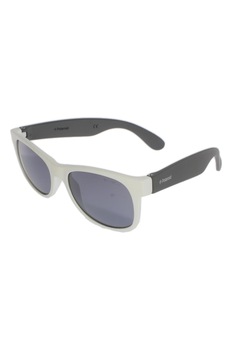 Polaroid, Ochelari de soare polarizati, Gri inchis/Alb, 42-20-130 Standard Polaroid, Ochelari de soare polarizati, Gri inchis/Alb, 42-20-130 Standard