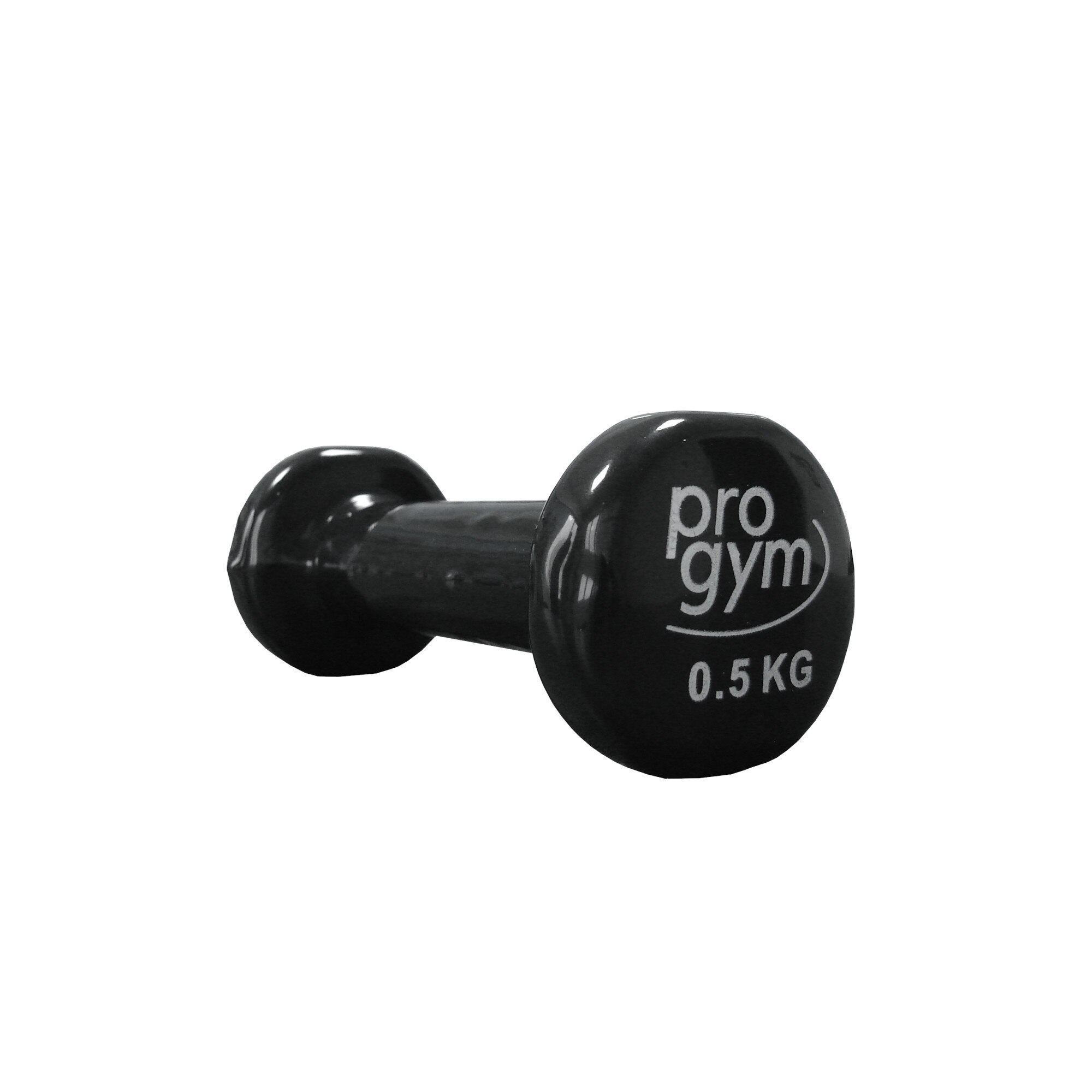 Gantera fitness cauciucata ProGym 0,5 kg